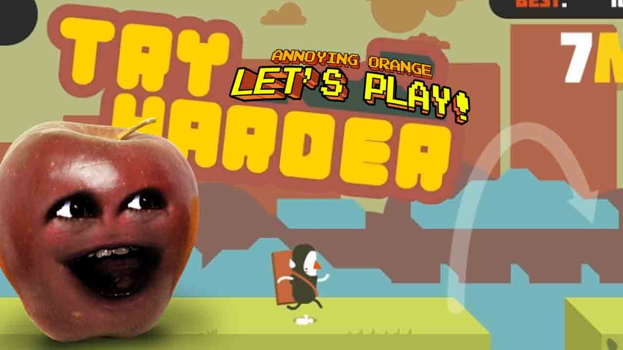 Annoying Orange Midget Apple Plays Try Harder Ragequit Youtube