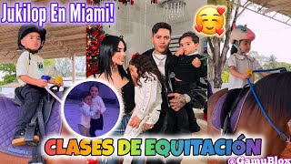 KIMBERLY LOAIZA LLEVA A KIMA Y JUANITO A SUS CLASES DE EQUITACIÓN 🥰