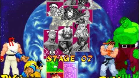 Marvel vs Capcom - Ryu & Wolverine