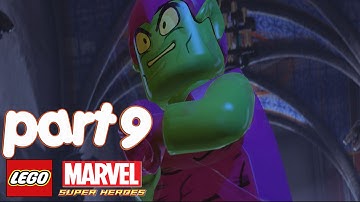 LEGO Marvel Super Heroes gameplay Walkthrough Part 9 - Green Goblin (Doctor in the House)
