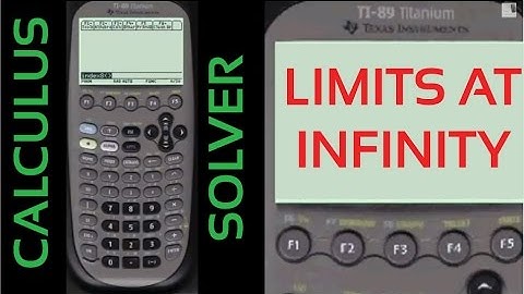 Limits at Infinity, (7X^3+9)/(X^2+3), on TI-89 Q4 | Every Step Calculus