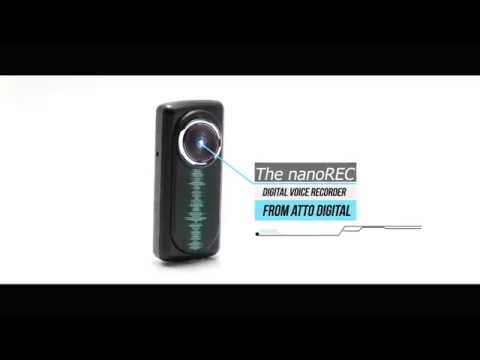 nanoREC - mini voice recorder - by atto digital - YouTube