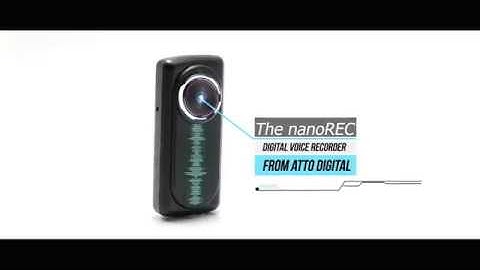 nanoREC - mini voice recorder - by atto digital