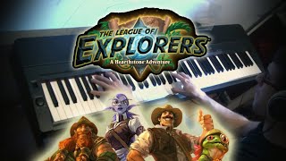 Video thumbnail of "Hearthstone - The League of Explorers Theme 🤠 Piano Cover"