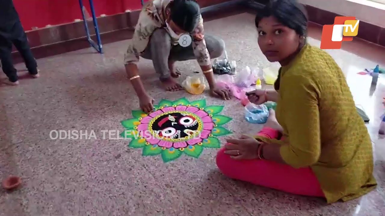 Rangoli competition organized at Doon International School in