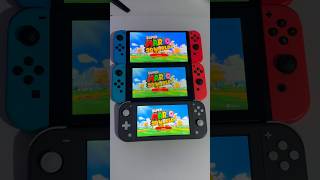 Super Mario 3D World - Switch Lite vs Standard vs Oled | Speed test Comparison! #short #shorts