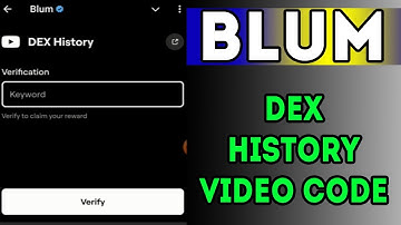 Blum DEX History Video Code  | Blum Youtube Vdeo Code | Blum New Video Code | AGP | #blumairdrop