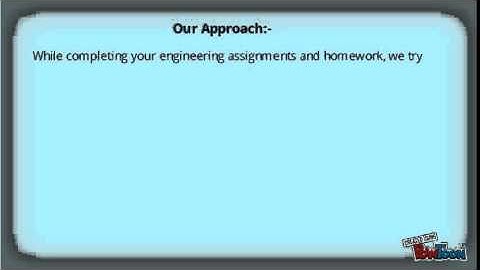Engineering Assignment Help