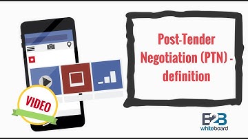Post-Tender Negotiation (PTN) - definition