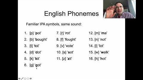 Ling 201 - Intro Linguistics - Phonetics, part 2