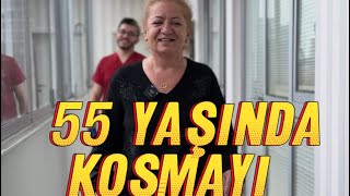 55 Yaşında Koşmayı Başardı 