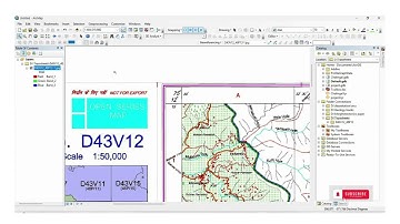 georeferencing a toposheet in Arc GIS software