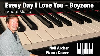 Every Day I Love You - Boyzone - Piano Cover   Sheet Music