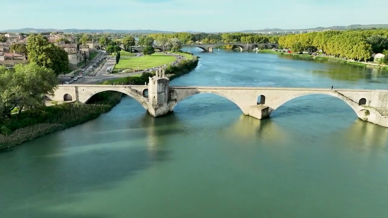 Parcours de la première édition du Marathon d'Avignon