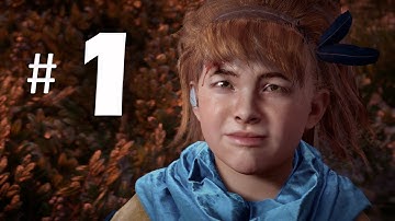 Horizon Zero Dawn Gameplay Walkthrough Part 1 - Aloy Training (PS4 Pro)
