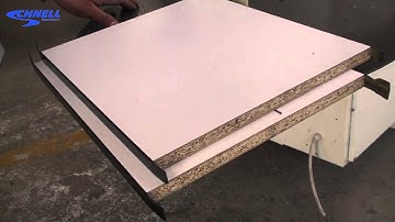 Edge effect of Schnell Semi-automatic Edge Banding Machine FZ-40E