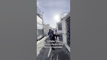 Bitmain Bitxoin hydro mining operation run by Merkle Standard in Cusick, Washington #bitcoin #btc #b