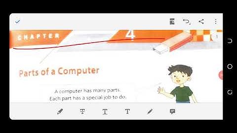 Class -1, Subject-Computer, Chapter -4,  Revision