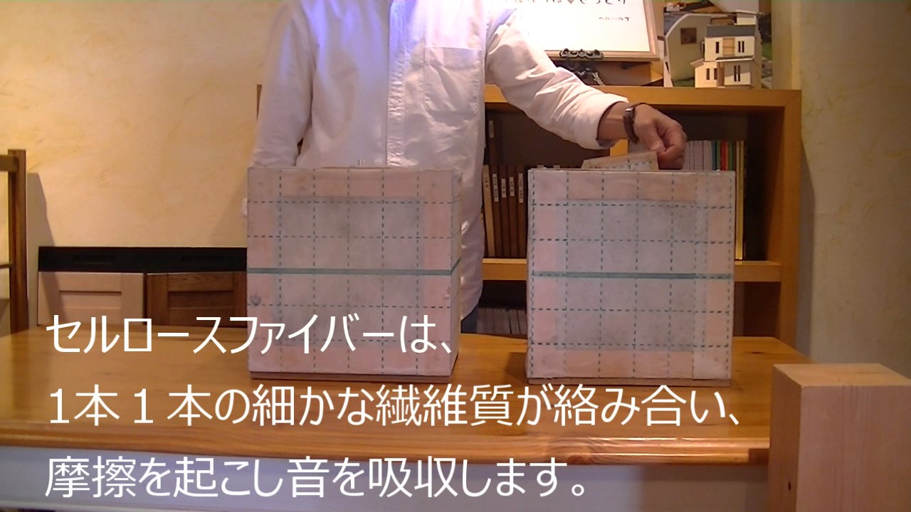 セルロースファイバーの防音実験 Youtube セルロースファイバーの防音実験 Youtube