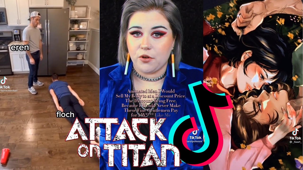 funny Attack on Titan tiktok compilation from 2022 (vertical format) // PART 2