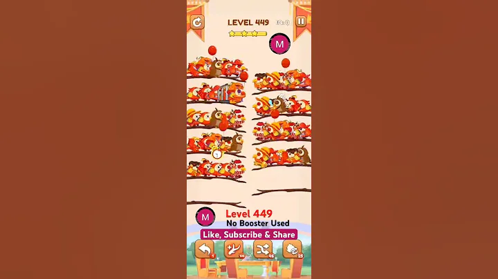 #bird #sort 2 #color #puzzle #level 449 #birdsort #colour #gaming #viral #trending #shorts #solution