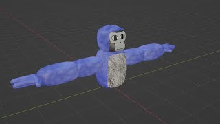 How to texture you gorilla tag fan game player model in blender.