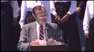 President George H. W. Bush Highlights the Power of Volunteering
