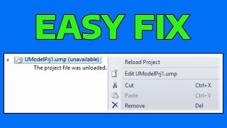 How To Fix The Project File Was Unloaded in Visual Studio How To Fix The Project File Was Unloaded in Visual Studio
