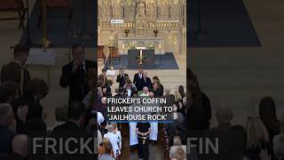 Brenda Fricker's coffin leaves church to 'Jailhouse Rock' Brenda Fricker's coffin leaves church to 'Jailhouse Rock'