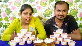 Summer Special Ice Cream Eating Challenge - Ice Cream & Sweet Curd