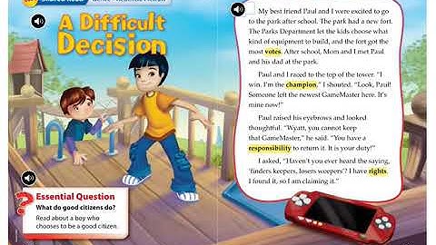 Wonders Unit 5 Week 1 A difficult decision