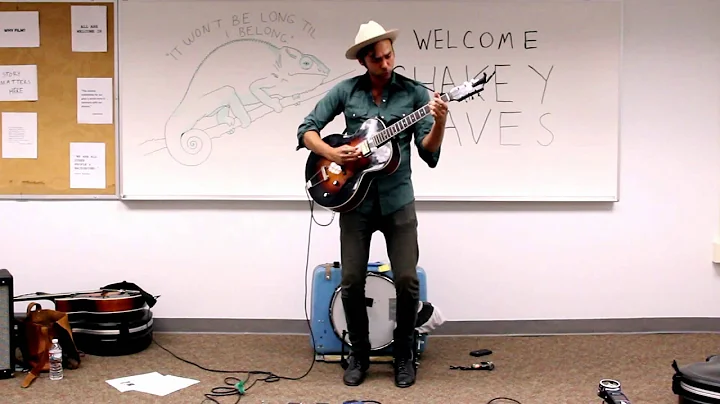 Shakey Graves "Late July" (Lawrence High School Cl...