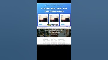 Multi Column Blog Weebly App | Quick Demo