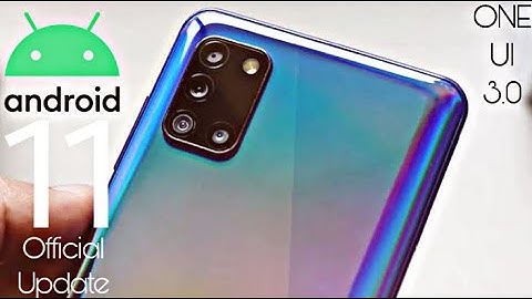 Samsung Galaxy A31 Android 11 ONE UI 3.0 Official Update