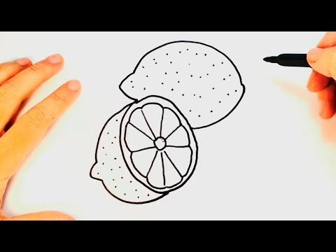 וִידֵאוֹ: איך מציירים לימון