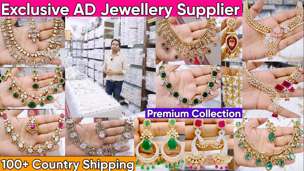Exclusive Celebrity Bridal AD Jewellery | Imported Premium Quality AD Jewellery Collection 2025