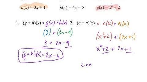 function operations video