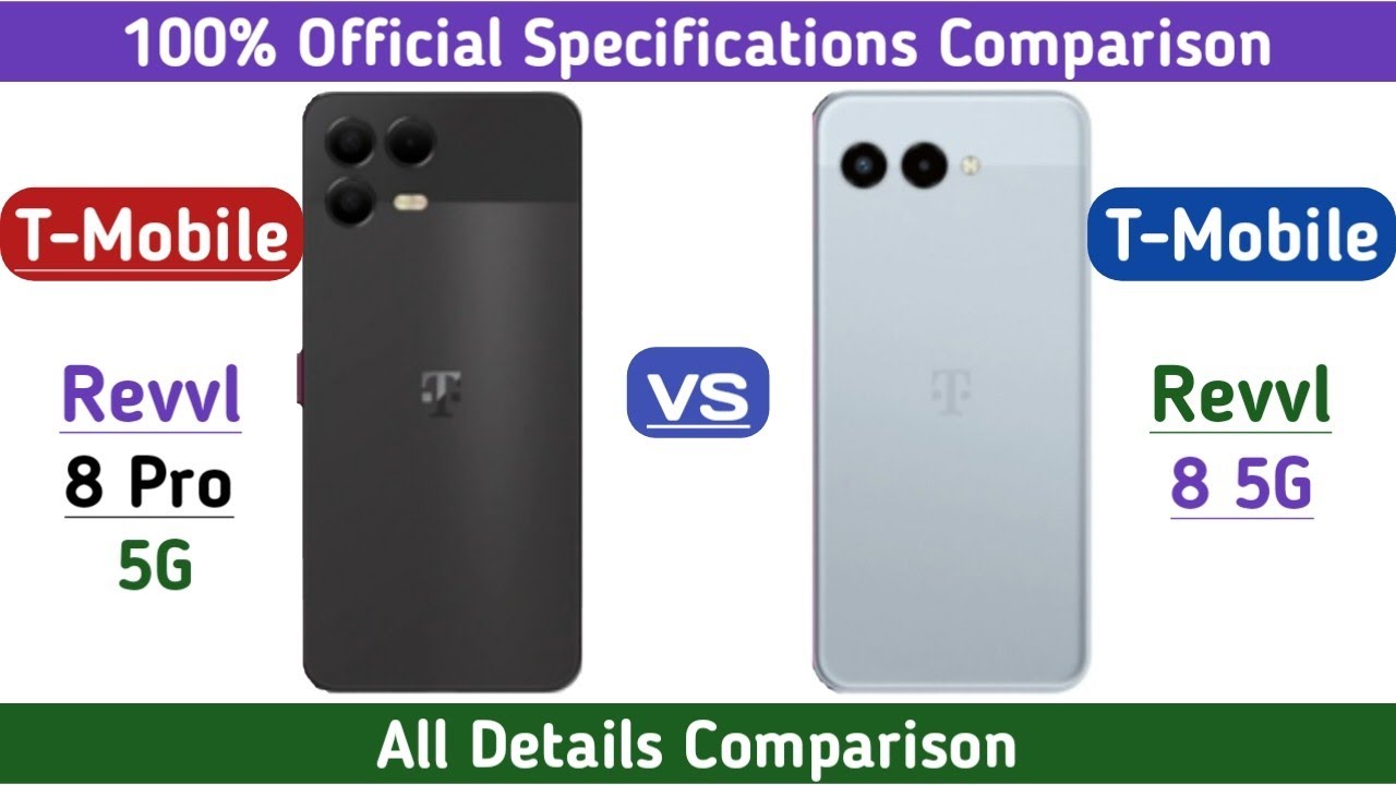 T-Mobile Revvl 8 Pro 5G против T-Mobile Revvl 8 5G