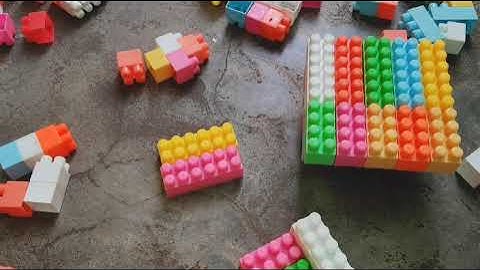 Satisfying DIY table chair ASMR  / building blocks/blocks game/lego block #asmr #asmrsounds#building