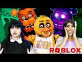 MERLINA JUEGA: Five nights AT Freddy’s 1, 2, 3 y 4 😱 | roblox