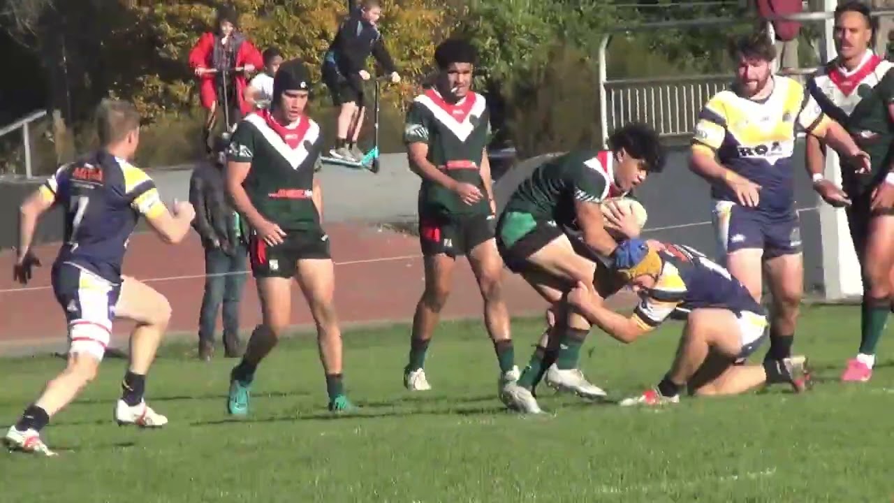 Round 6 2025, Canterbury premier Rugby League. Greymouth Greyhounds Vs  Linwood Keas