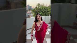 Happy karwachauth♥️ #karwachauth #karwachauthspecial #saree #bride #festiveseason #beautiful #women