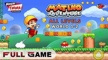 Super Matino - FULL GAME (ALL Levels / WORLDS 1-2)