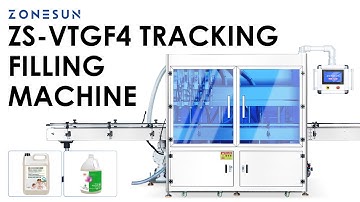 How To Use ZS-VTGF4 Automatic 4-Head Tracking Filling Machine Servo Gear Pump Shampoo Cream Filler