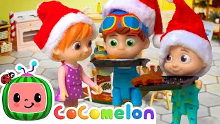 Gingerbread Baking with CoComelon Toys | CoComelon Toy Play Learning | Nursery Rhymes for Babies