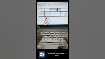 How to merge table cells in Microsoft word? #shortsvideo#msword