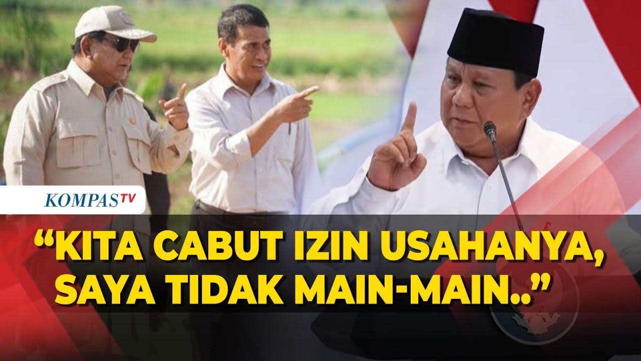 Tegas! Prabowo Beri Peringatan Pengusaha Penggiling Padi Bandel: Saya Tidak Main-Main!