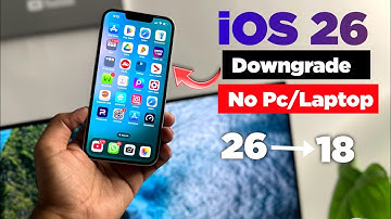 How To Downgrade iOS 26 To 18 Without Computer | Downgrade iOS 26 To 18 Without Computer & Data Loss