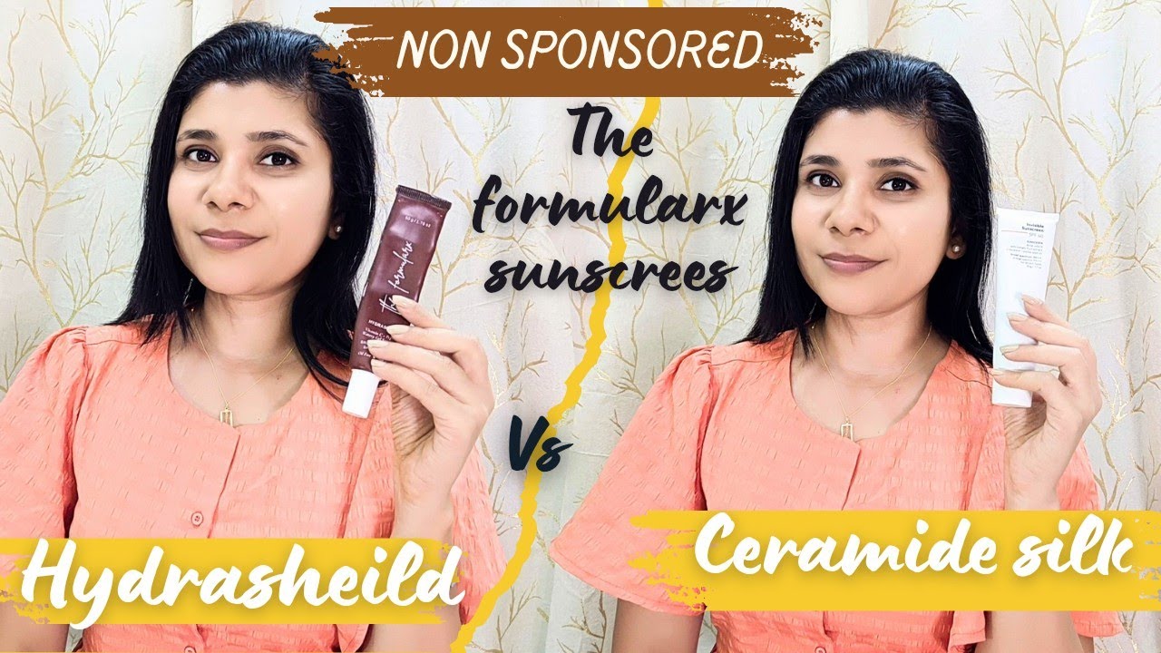 Formula Rx Sunscreen Best formularx sunscreen | The formularx hydrasheild 🆚 Ceramide silk ...
