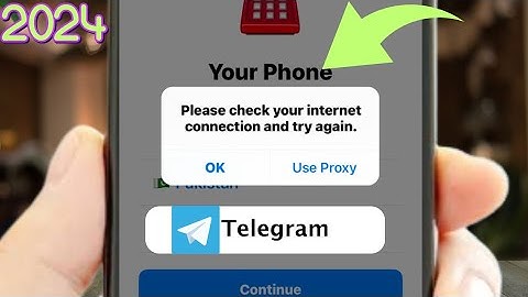 Telegram, controleer uw internetverbinding en probeer het opnieuw | Telegram-inlogprobleem | 2024